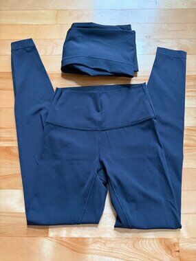 Lululemon leggings, size 4, black